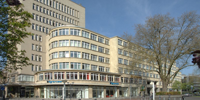 Foto: Das Deutschlandhaus, gebaut nach Plänen von Edmund Körner.