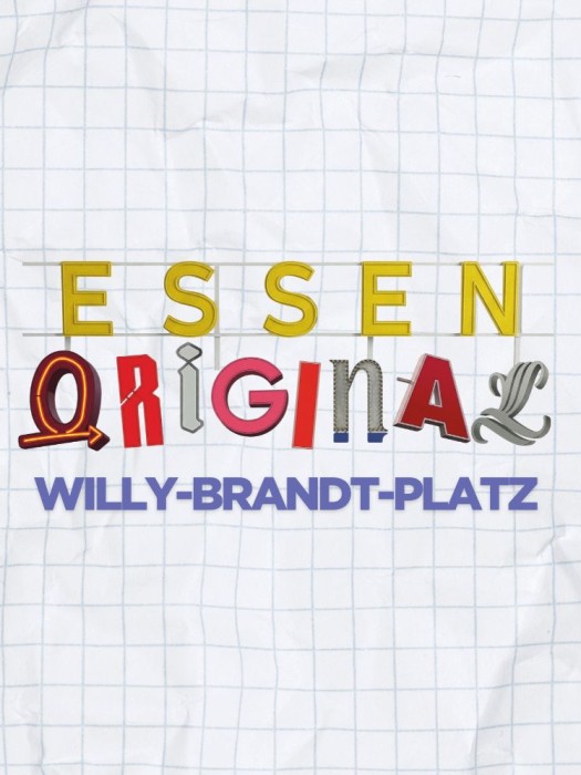 Essen Original Willy-Brandt-Platz