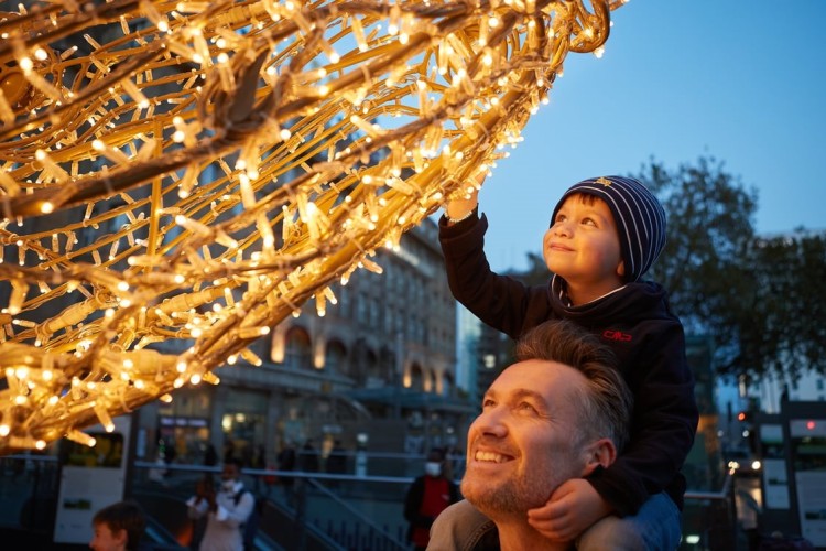 Die Essener Lichtwochen sorgen bei Groß und Klein für leuchtende Augen. 