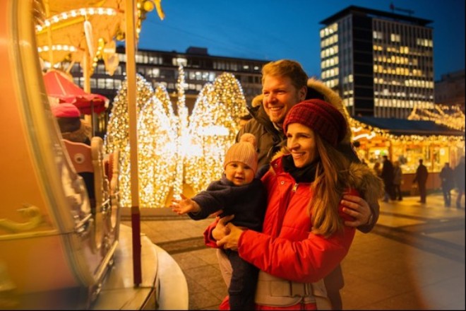 Am Freitag startet der Internationale Weihnachtsmarkt Essen, das Highlight für die ganze Familie. (Foto: Christian Deutscher / EMG)