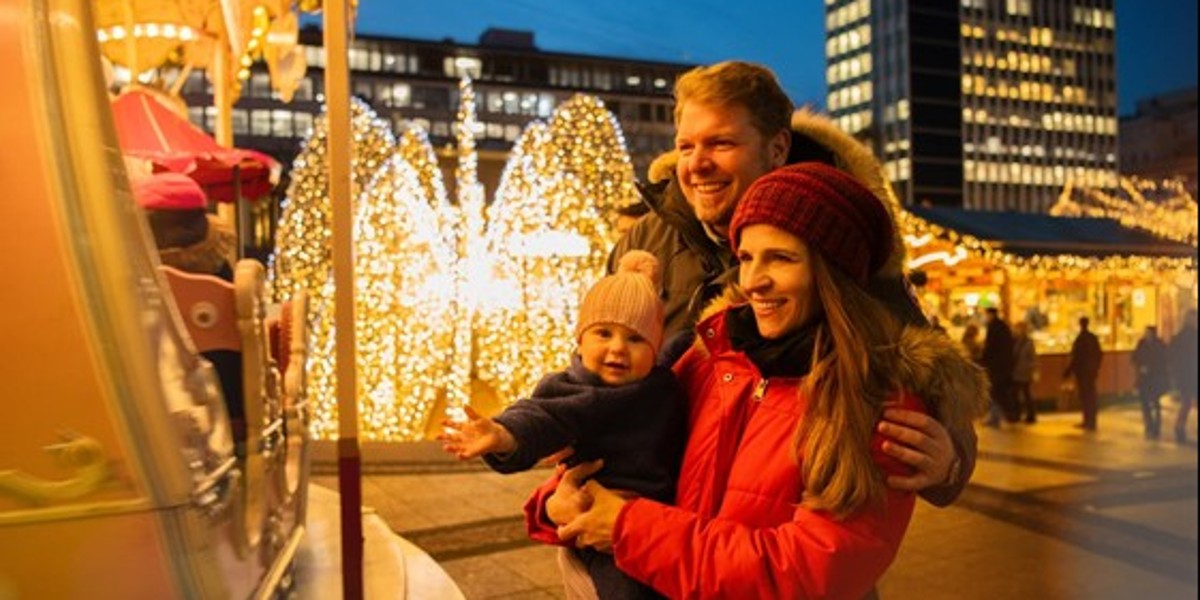 Am Freitag startet der Internationale Weihnachtsmarkt Essen, das Highlight für die ganze Familie. (Foto: Christian Deutscher / EMG)