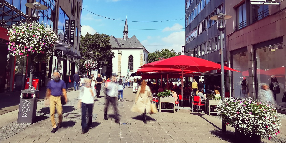 Kettwiger Straße in der Essener Innenstadt