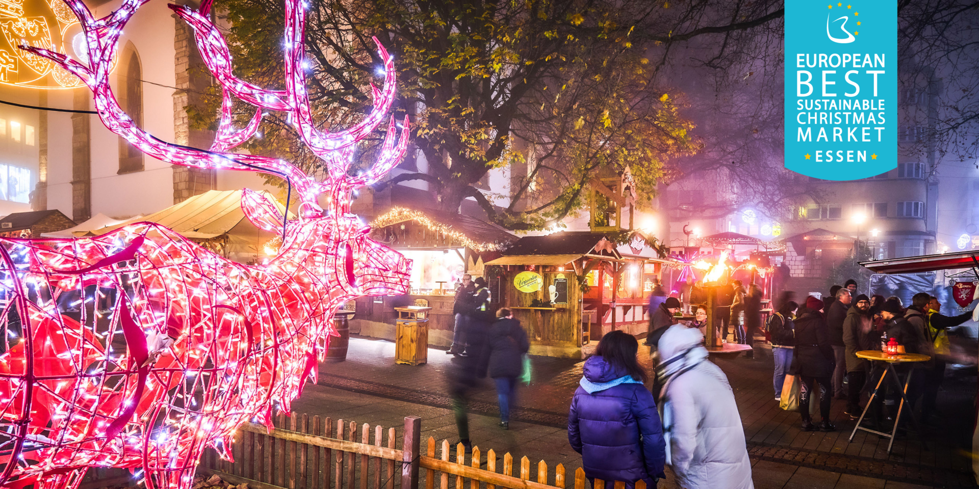 Middeleeuwse kerstmarkt