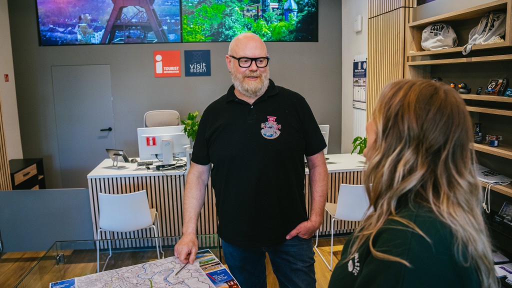 Beratung in der Tourist Info Essen