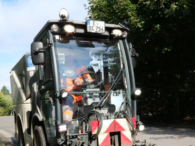 Kehrmaschine mit Kamerasystem