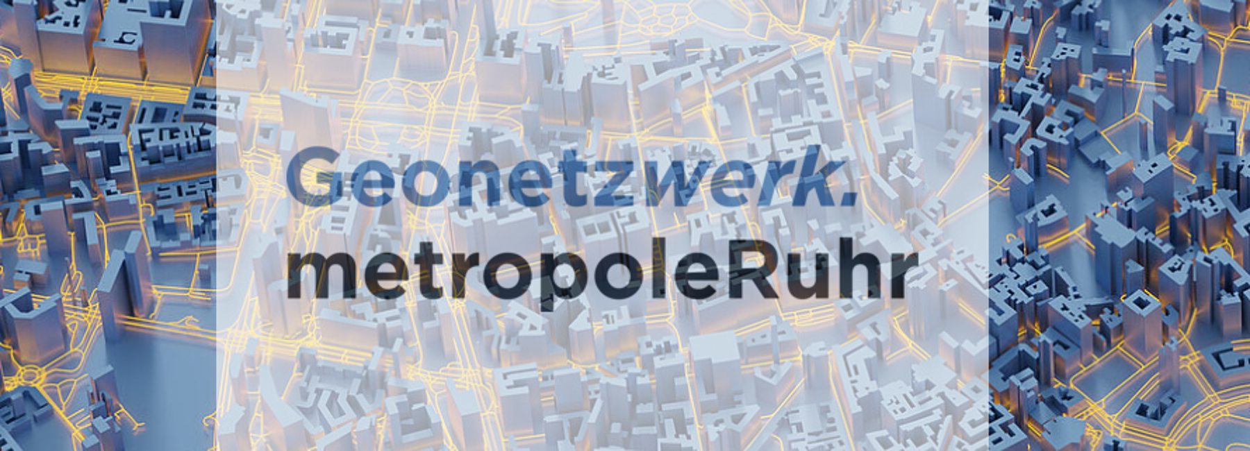 Grafik: Aufschrift Geonetzwerk metropoleRuhr