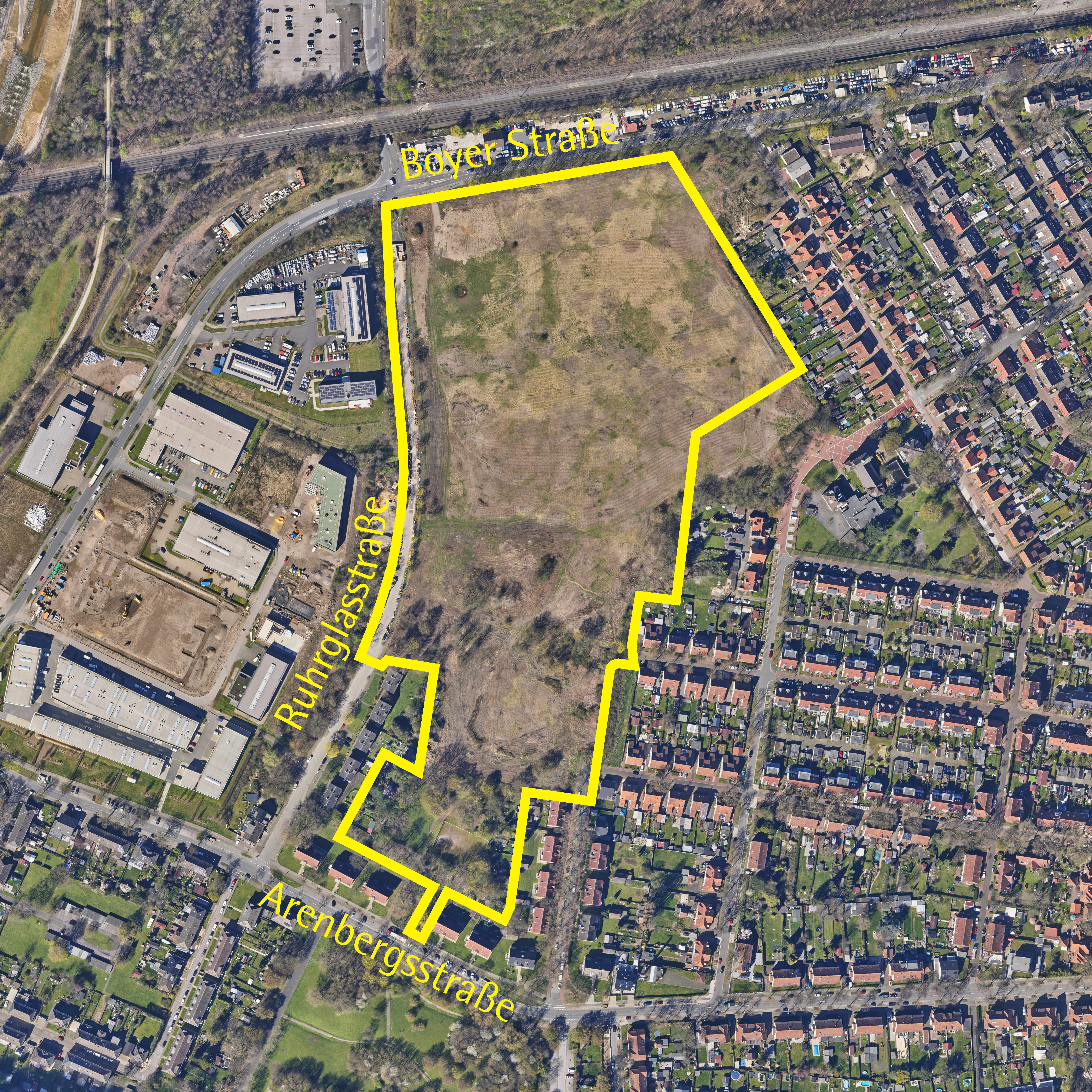 Luftbild: Arenbergstraße/Hattramsfeld