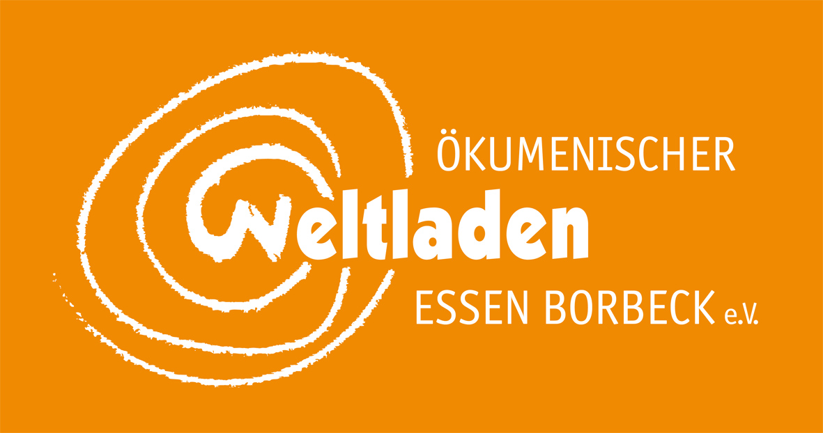 Schriftzug Ökumenischer Weltladen Essen-Borbeck e.V. 