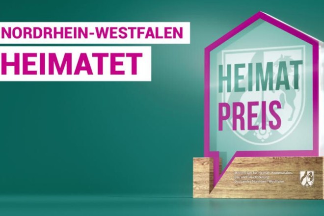 Bild und Wortmarke zum Heimatpreis NRW