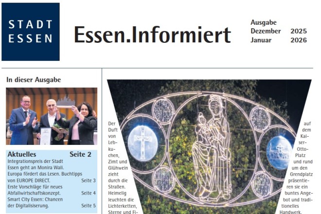 Titelseite der Ausgabe Dezember 2025 / Januar 2026 des Amtsblattes
