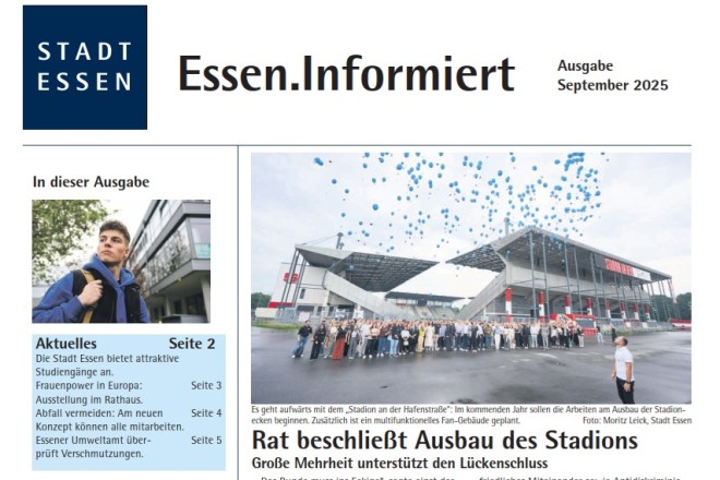 Titelseite des Amtsblattes Ausgabe September 2025