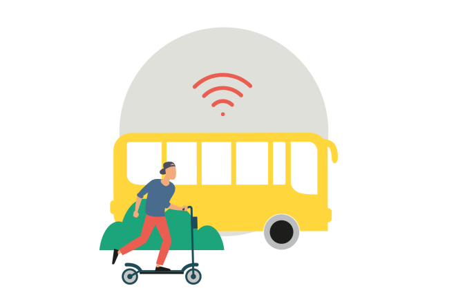 Illustration: Smart City Mobilität