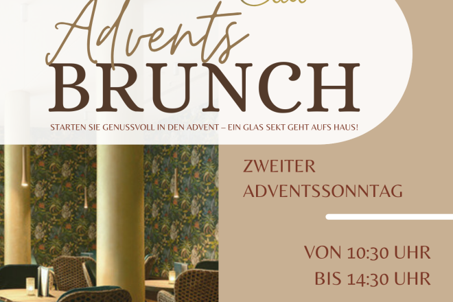Plakat: Adventsbrunch des Philharmonie Clubs Essen