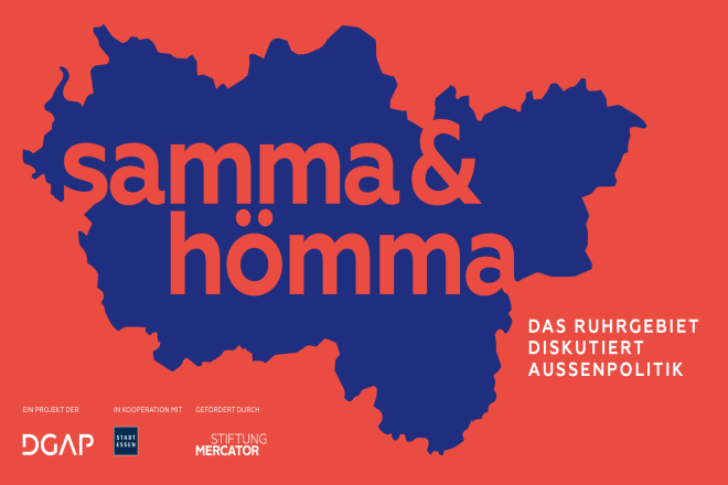 Logo: Titelbild der Veranstaltungsreihe "Samma & Hömma"