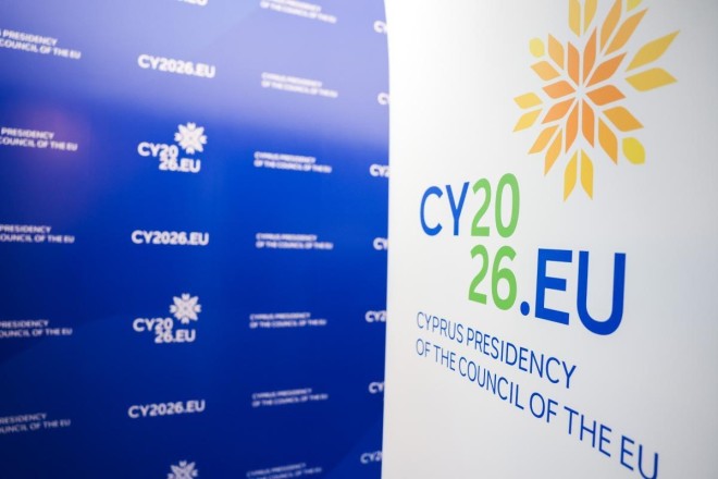 Logo der zyprischen Ratspr&auml;sidentschaft 2026