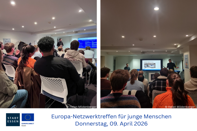 Impressionen des Netzwerktreffens 2025, Menschen h&ouml;ren einem Vortrag zu.