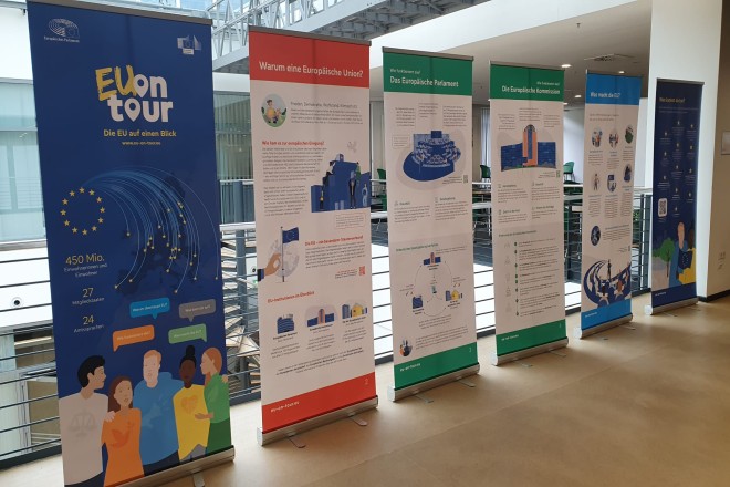 Wanderausstellung "EU on Tour" in Essen