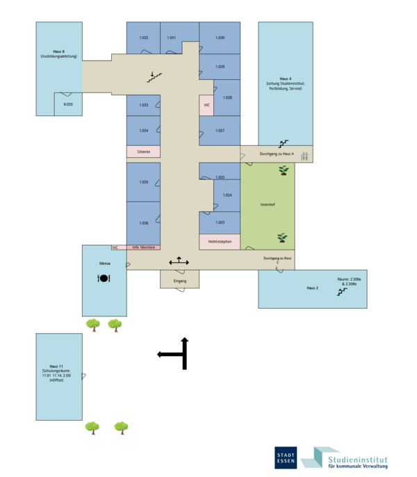 Raumplan Studieninstitut