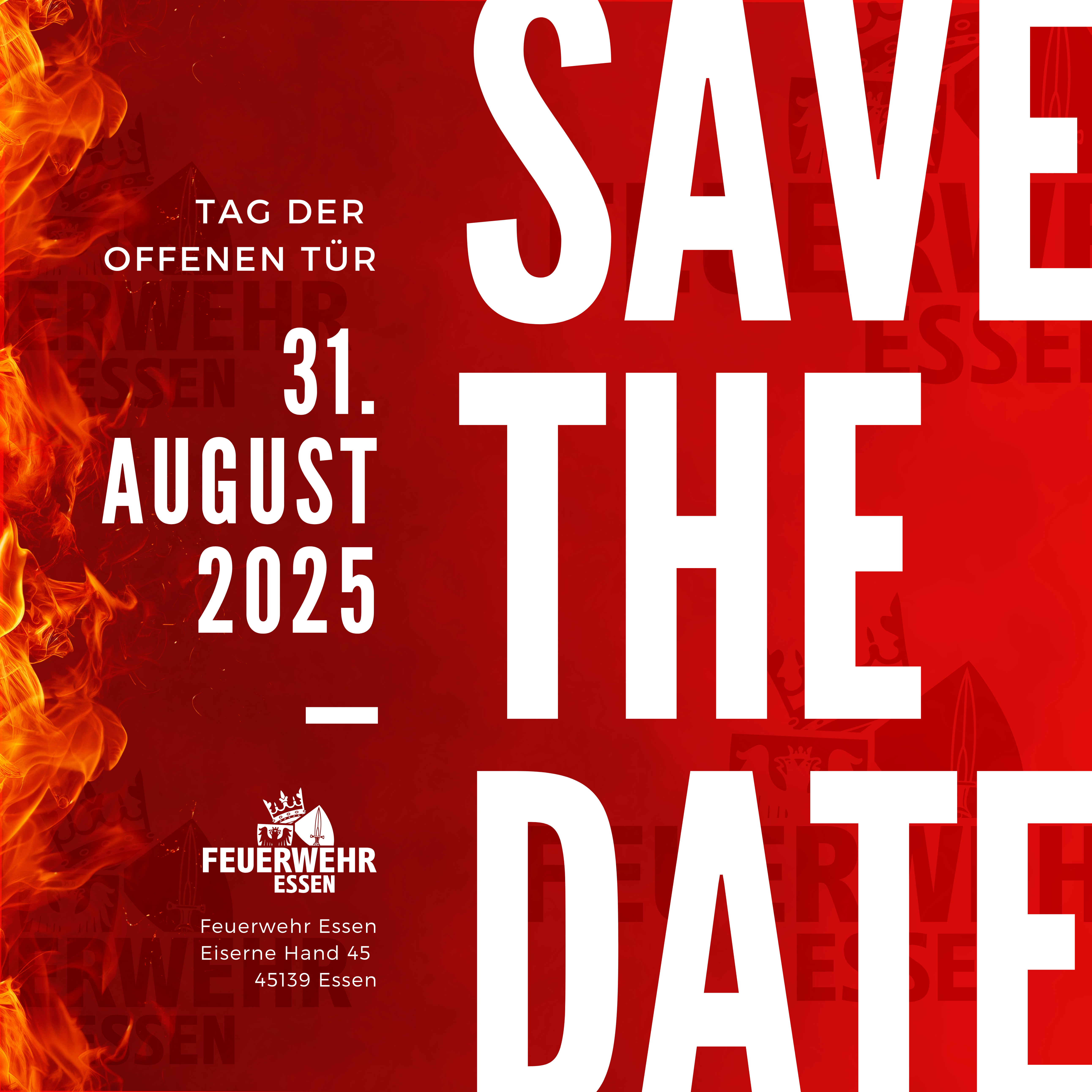 Foto: Save the Date Karte für den Tag der offenen Tür 