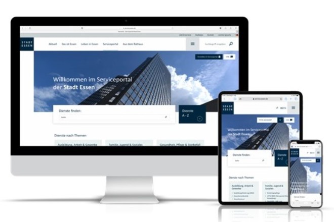 Monitor und Handy als unterschiedliche Ausgabegeräte