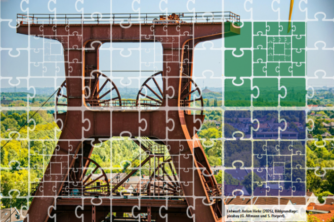 Förderturm der Zeche Zollverein