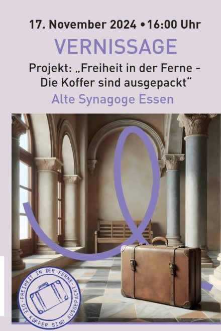 Vernissage, Projekt: "Freiheit in der Ferne - Die Koffer sind ausgepackt"