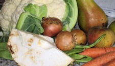 Gemüse Foto: verschiedene Gemüse und Obst