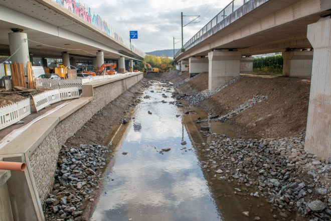 Foto: Der Deilbach in Essen-Kupferdreh