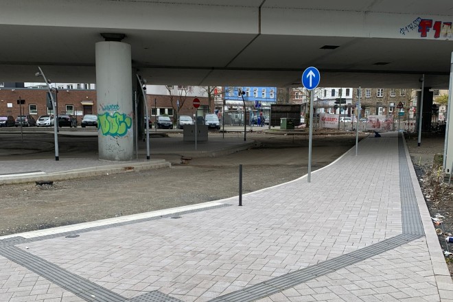 Foto: Baustelle Zentraler Busbahnhof Kupferdreh