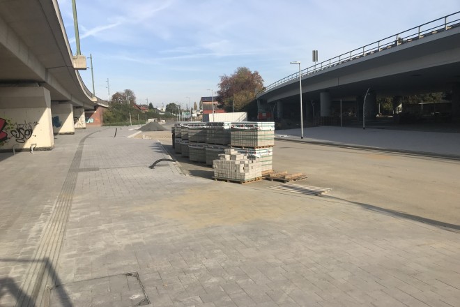 Foto: Neubau des Zentralen Omnibusbahnhofes Kupferdreh