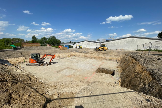 Berschener Weg 17, Baustelle