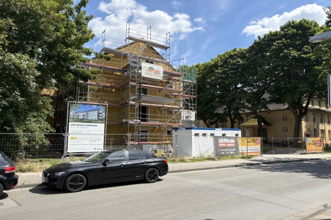Hanielstr. 16-18, Baustelle