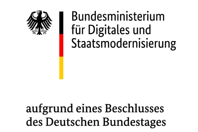 Logo und Schriftzug: Bundesministerium für Verkehr und digitale Infrastruktur