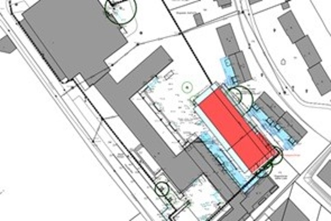 Grafik: Stadtplan Theodor-Heuss-Gymnasium