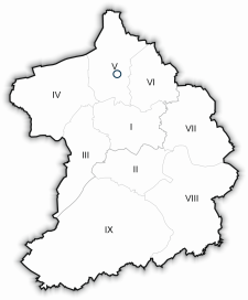 Grafik: &Uuml;bersichtskarte Essen mit Standort Leibniz-Gymnasium