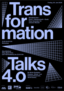 Plakat zu den Transformation Talks