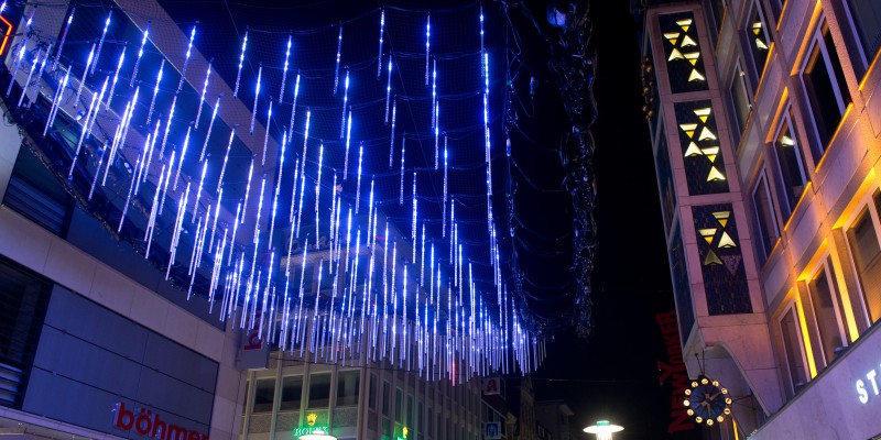 Eröffnung der Essener Lichtwochen. Rundgang Kettwiger Straße