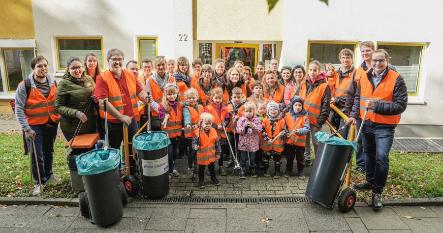 Oberbrgermeister Thomas Kufen auf "WasteWalk" in Essen-berruhr - essen.de