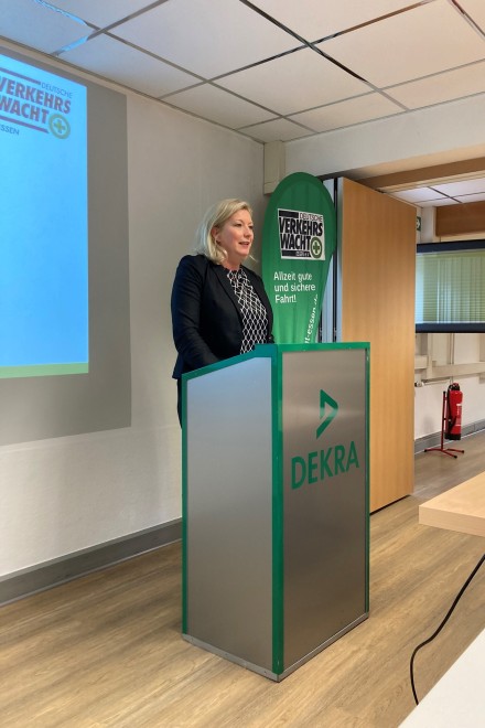 Bürgermeisterin Julia Jacob begrüßte zur Jahreshauptversammlung der Verkehrswacht Essen e.V..