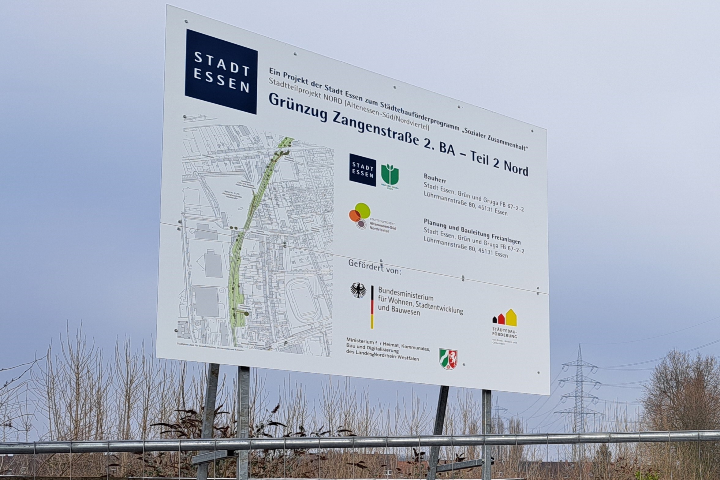 Arbeit In Essen Ab Sofort Grünzug Zangenstraße - Abschnitt zwischen Zangenstraße und Hövelstraße