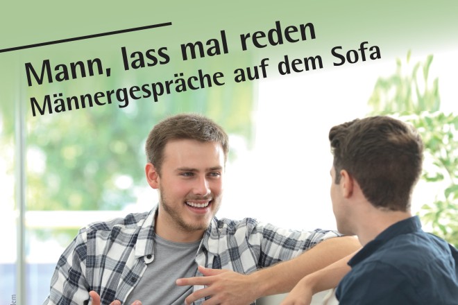 Foto: Plakat zur Veranstaltung "Mann, lass mal reden… "