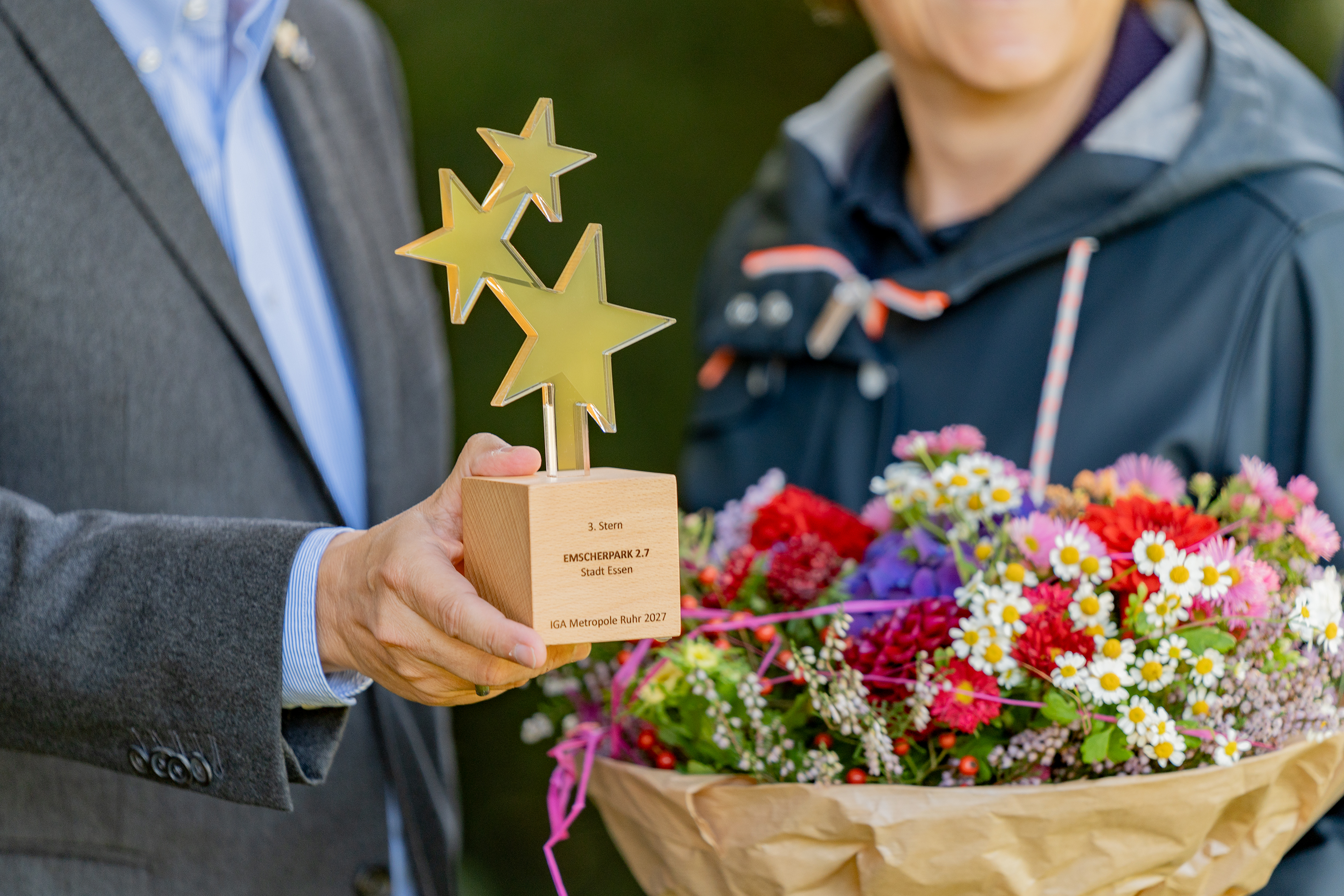 Foto: Das Essen Projekt Emscherpark 2.7 wurde mit dem dritten Stern ausgezeichnet. 