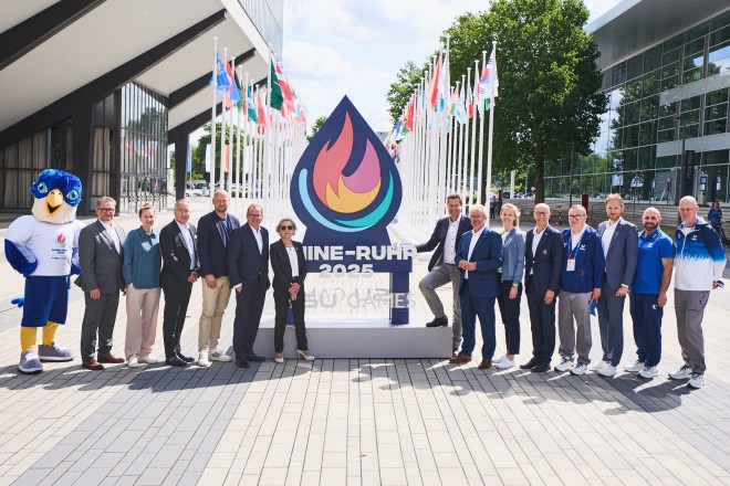 Foto: Eröffnung der Rhine-Ruhr FISU World University Games in Essen. 