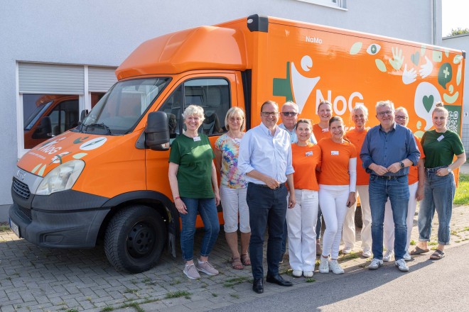 Ein besonderes Highlight des Besuchs war das NaturheilMobil.