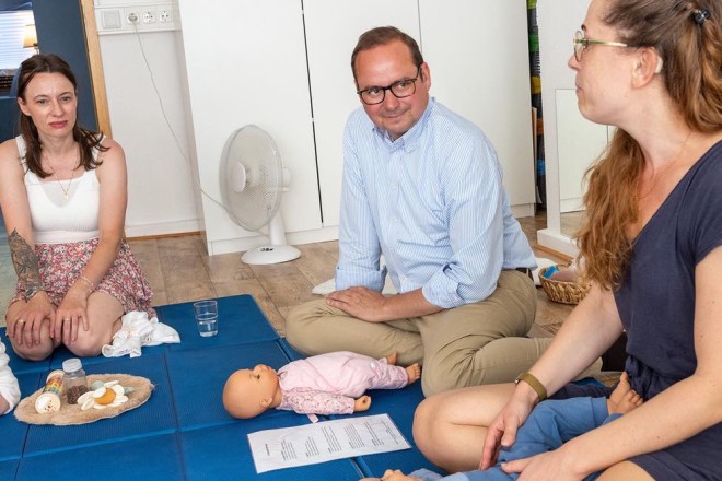  Besuch der Praxis "GLÜCKSkind" in Kupferdreh. 