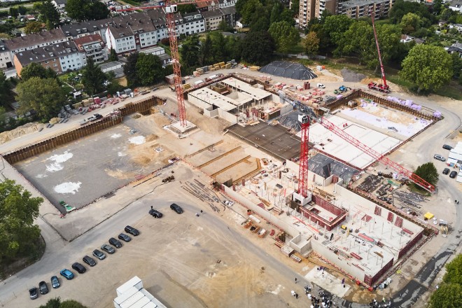 Foto: Planungsgebiet, auf dem die neue Gesamtschule Altenessen-Süd gebaut wird. 