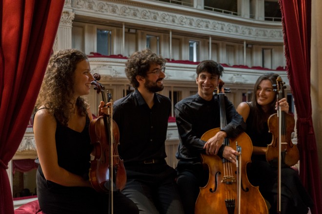Das Nereus Quartet ist zu Gast im Schloß Borbeck.
