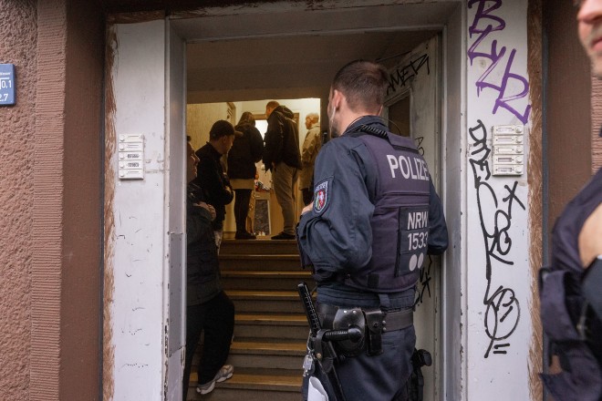 Melderechtliche Kontrollen im Stadtteil Holsterhausen.