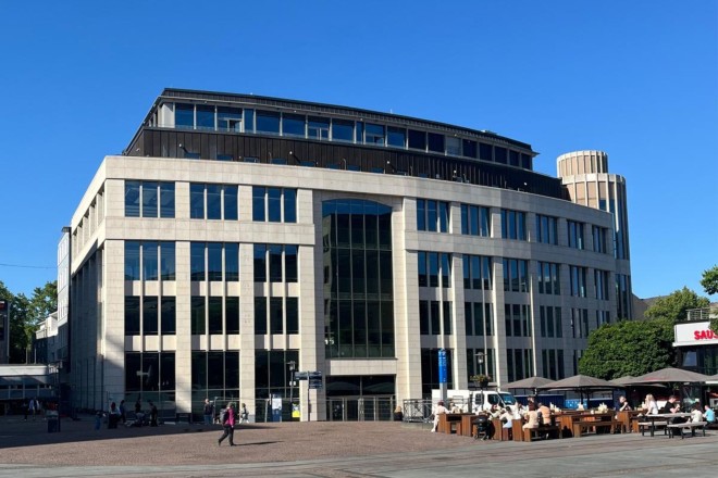 Die neuen Zentralbibliothek am Markt 5/6.