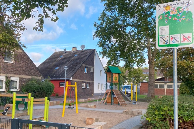 Foto: Spieplatz August-Schmidt-Straße in Katernberg. 